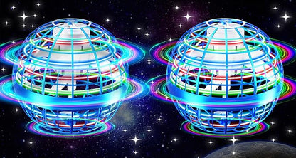 Vantexi Flying Orb Ball Toy,2026 Upgraded Parachute LED,Magic Hand Controlled Mini Gravity Ball,Cosmic Globe Boomerang,Cool Christmas Birthday Gift for 6 7 8 9 10+ Year Old Boys Girls-Blue & Blue