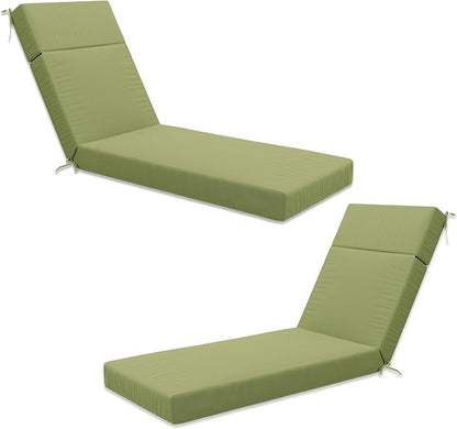 Chaise Lounge Cushion for Outdoor Furniture, Waterproof Fade and Tear Resistant Lounge Deck Chair Cushions for Patio Lawn Pool Resort Hotel