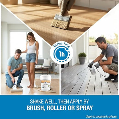 Rain Guard Wood Sealer 5 Gallon | Ready to Use | Protects Wood from Water Damage, Rotting, and Stains | Water Based Silane/Siloxane | Eco-Friendly | VOC-Free | Natural Finish