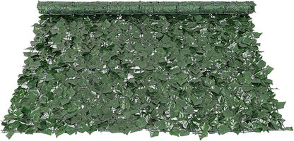 VEVOR Artificial Ivy Privacy Fence Screen, 59 x 98 in Faux Ivy Vine Leaf Hedges Fence, Greenery Privacy Fence with Strengthened Joint, Green Wall Decoration for Outdoor Garden, Yard, Balcony