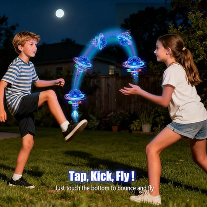 Magical Flying Ball,Flying Toy for Kids with Motion-Control & 3D Flip,USB Rechargeable Cool Hover Bouncing Spinner Gift for Boys Girls Teens Ages 8 9 10 11 12 Years Old (Blue)