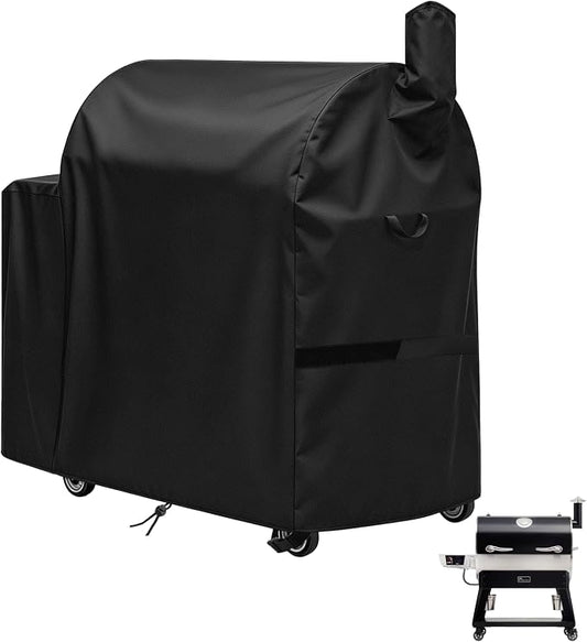 Waterproof Grill Cover for Recteq Flagship 1100/1600, RT-1250, RT-700 and RT-680 Wood Pellet Grills, Heavy Duty Premium Fade Resistant Outdoor (56" W x 30" D x 48" H)