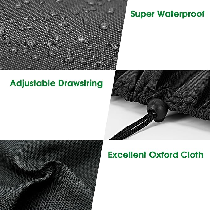 Outdoor Prep Table Cover,40 Inch Waterproof Table Cover for Unitity Cart BBQ Grill Cart,Outdoor Patio Food Cover for Small Table Worktable Metal Table(40"L*24"W*32“H,Black)