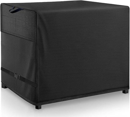 Outdoor Bar Height Dining Set Cover Suitable for 76 * 34 * 42" Patio Wicker Bar Dining Set Black- Waterproof Patio Bar Height Table and Chair Cover