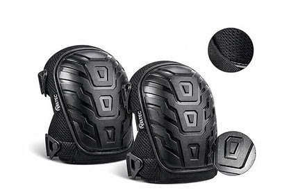 Veltec Premium Knee Pads for Work with Soft Foam and Gel Cushion - Heavy Duty Pads & Adjustable Non-Slip Straps - Pro Protection & Comfortable for Construction, Gardening, Flooring, Roofing and More