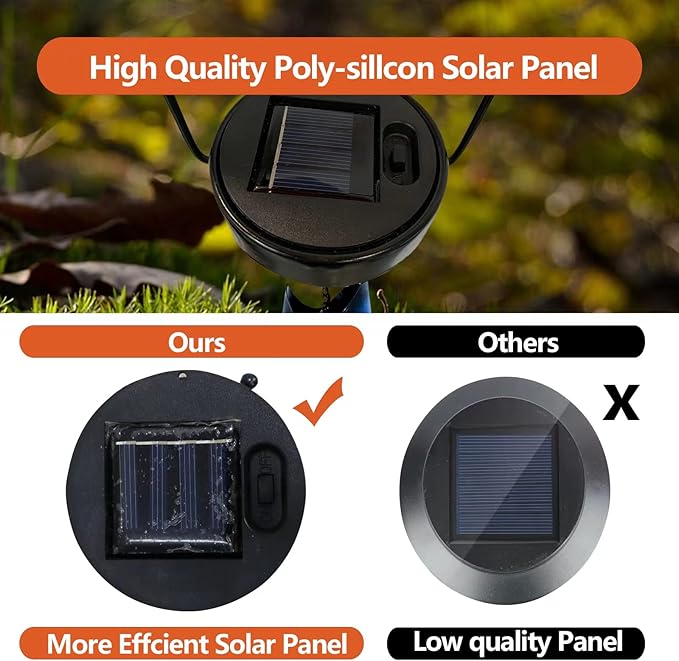 HONGLAND Patio Deals Solar Lanterns Outdoor Waterproof, Fish Lantern Lights, Metal Hanging Garden Decor for Patio & Yard, Gifts for Fishermen, Warm White LED Home Decoration