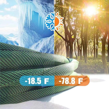 Garden Hose 5FT, Heavy Duty Water Hose with Aluminum Fittings, Puncture Proof All-weather, Ultra-Lightweight and Flexible, Watering and Cleaning for Outdoor, Lawn