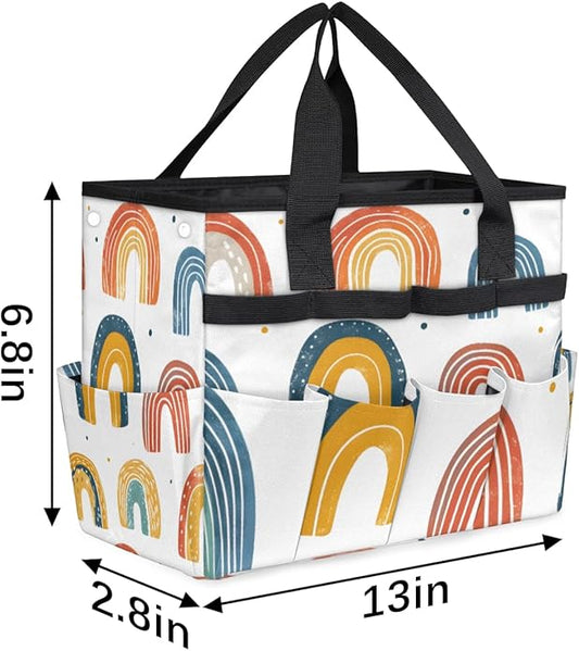 Garden Tool Bag Garden Tool Storage Bag with Pockets Handle Portable Garden Tote Bags for Women Men