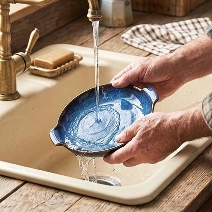 Ceramics Au Gratin baking Dishes Set of 2, Baking Tray Bake ware, 10.5 oz Ramekins, for Pie Pan, Appetizer, Tart, Dessert, Quiche, Oven Small dish, individual dishes, Round 9 Inch