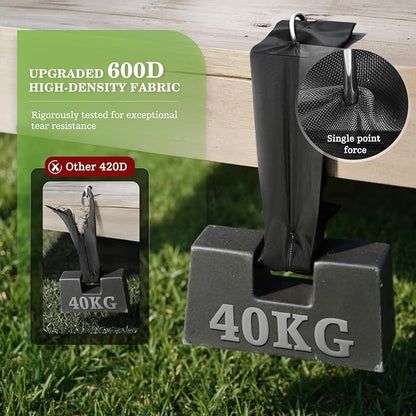 UIRWAY 600D Rectangular Outdoor Furniture Covers-Upgraded Tough Oxford fabric Heavy Duty Waterproof Patio Table Cover for Table and Chairs with Triple-Layer Windproof Design Fits 90"L × 65"W × 28"H