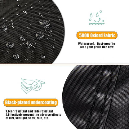 Smoker Cover Fit for Smokehouse Little Chief Front Load Smoker, Heavy Duty Waterproof Outdoor Grill Electric Smoker Covers-12 D x 12" W x 25" H