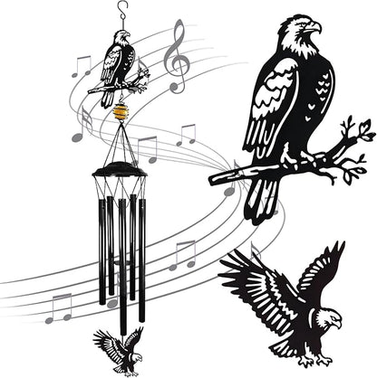 Large Wind Chimes for Outside Deep Tone - 40" Bald Eagle Windchimes Outdoors for Backyard Balcony Porch Home Decor,Memorial Metal Wind Chime Best Gifts for Women/Men Friend Birthday Holiday