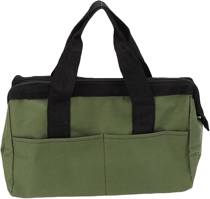 Generic Garden Tool Bag Organizer Heavy Duty 600D Oxford Cloth Toolbox with 11 Pockets for Gardening Work Green