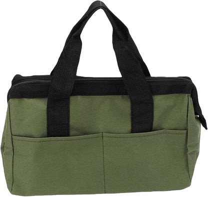 Generic Garden Tool Bag Organizer Heavy Duty 600D Oxford Cloth Toolbox with 11 Pockets for Gardening Work Green