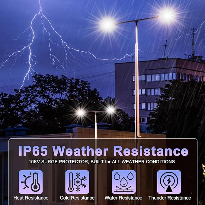 480V 320W LED Parking Lot Light 44800LM, 5000K LED Shoebox Light with Slip Fitter, UL DLC Listed, IP65 Waterproof Commercial Street Area Lighting for Parking Lot, Gym, Driveway