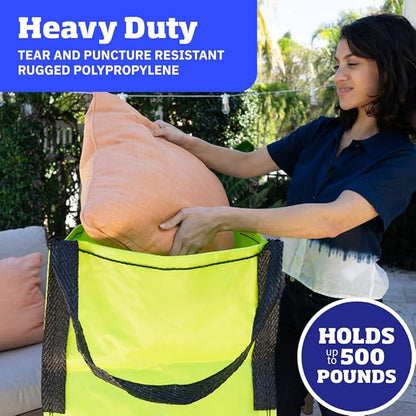 DURASACK 4-Piece Heavy Duty All-Purpose Tote Bags and Potting Mat