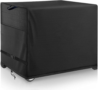 Outdoor Prep Table Cover- Heavy Duty Waterproof Cover for Outdoor Stainless Steel Table,Compatible with 42 inch Outdoor Utility Cart and Storage Cabinet Black