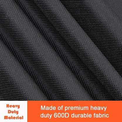 QuliMetal 32 inch Built-in Grill Cover for Bull 45005 Built in Gas Grill - 600D Heavy Duty Waterproof BBQ Grill Top Cover with Handle and Elastic Hem for Bull Lonestar 4 Burner