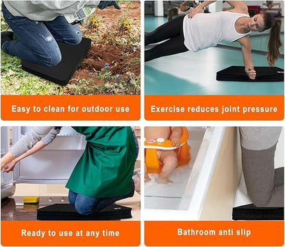 Kneeling Pad, Extra Thick Gardening Kneeling Pad for Women, Large Foam Bathtub Kneeling Pad for Bathing Baby, Waterproof Knee Pads Garden Workout Supplies, Black