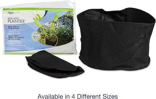 Aquascape 98501 Plant Pot 6" Round x 6" Deep Fabric (2 Pack) for Pond Water Feature and Garden