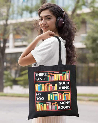 AUSVKAI Canvas Tote Bag Aesthetic for Women, Cute Reusable Cloth Cotton Bags for Shopping Beach Grocery