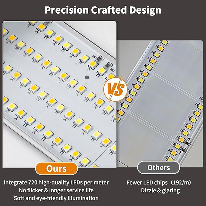 2 Pack LED Modern Outdoor Wall Lights Dimmable 3-Color Temperature 70.8in Exterior Lighting Fixtures IP65 Waterproof Outside Lights for House Hallway Garage Patio