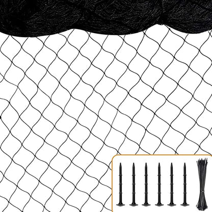 BSTPCOO Chicken Netting 25'x25' with 1" Mesh Nylon Bird Netting for Chicken Coop, Heavy Duty Poultry Net Bird Net for Garden Deer Fence for Fruit Tree