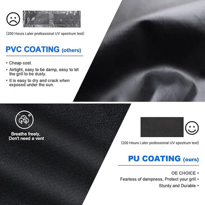 Comnova Grill Cover 30 Inch - 7105 BBQ Cover for Weber Spirit 210 Gas Grill Heavy Duty & Waterproof, Barbecue Cover for Weber Spirit E-210 Grill with Side Trays Fold Down (NOT Fit Spirit II E-210)