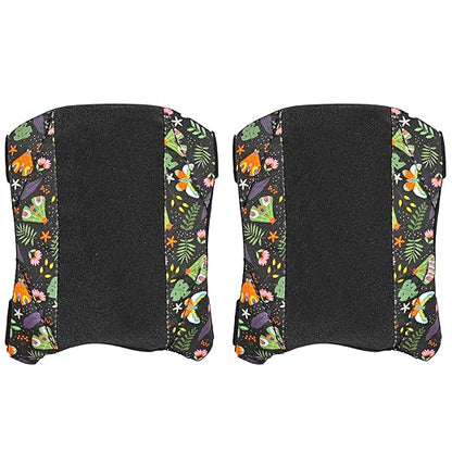 Garden Knee Pads for Women, Lightweight Waterproof KneePads for Gardening, Anti Slip Leather Foam Padding Kneeling Pads for Flooring and Carpet Cleaning, House work, Gardening Maintain, Knee Protector, Butterfly