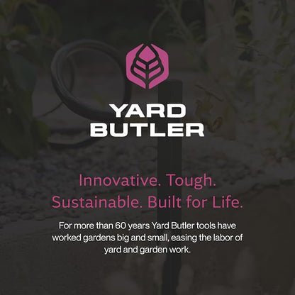 Yard Butler IHBE-6KD Garden Hose Bib Extender - Durable Hose Stand for Keeping It Elevated - Convenient Garden Accessory - Rust-Resistant - Anti-Kink Design - Easy Installation