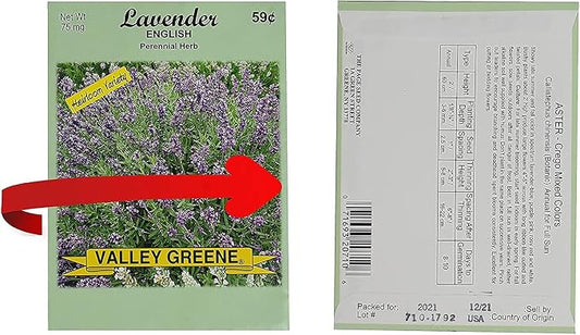 Set of 100 Flower Seed Packets - Flower Seeds in Bulk - 15 or More Varieties Available - Great for Creating Colorful Gardens (100)