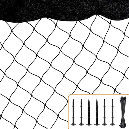 BSTPCOO Bird Netting for Chicken Coop, 25'x50' with 2.4" Square Mesh Poultry Netting Heavy Duty Nylon Nettings for Garden, Aviary Net Fruit Tree Nettings