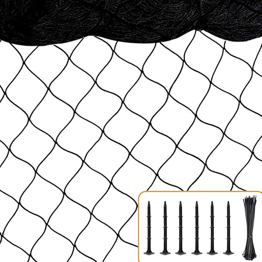 BSTPCOO Bird Netting 25'x100' with 2.4" Square Mesh Chicken Coop Nettings, Poultry Netting Heavy Duty Nylon Nettings, Hawk Net for Chicken Run, Deer Fence Garden Fruit Tree Net