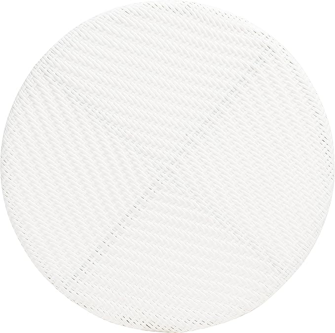 SAFAVIEH PAT4011C Outdoor Kylie White Rattan Bistro Table