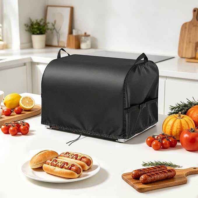 Hot Dog Roller Cover, 26inch Hotdog Machine Cover for Hot Dog Roller Grill, Hotdog Cooker, Hotdogs Warmer, Hot Dogs Maker, Hot Dogs Toaster-26 L x 24" W x 15" H