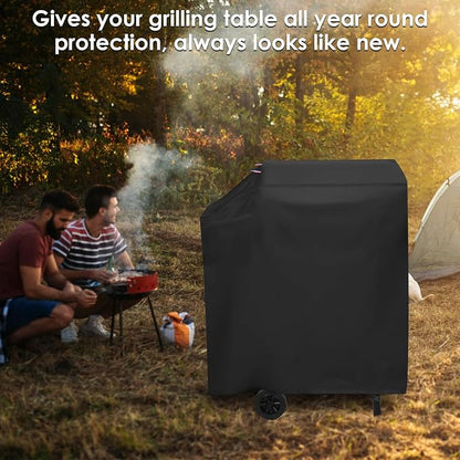 Grill Cover for Char-Griller Model E1515 Charcoal Grill Smoker BBQ Covers Waterproof Griddle Cover Outdoor Grill Smoker Cover - 22"x32"x41"
