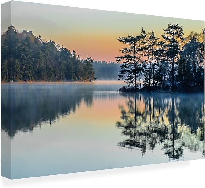 Trademark Fine Art ' Before People Wake ' Outdoor All-Weather Wall Decor by Benny Pettersson 30x47