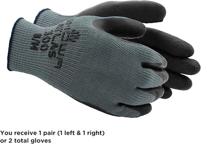 SHOWA Atlas 300 Original 1994 Crinkle Grip Work Gloves,for Construction, Landscaping, Gardening, & Masonry