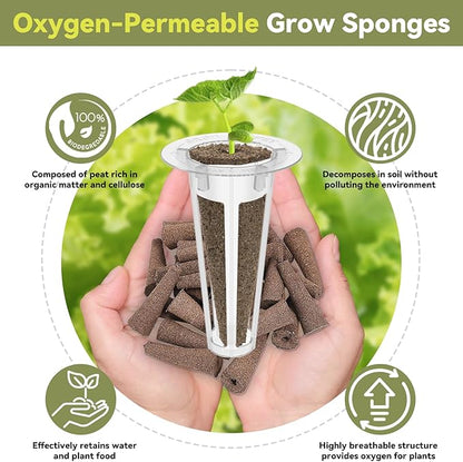 LYKOCLEAN Herb Seed Pods for Ahopegarden, iDOO MUFGA Hydroponics Growing System Indoor Gardening, 400+ Seeds, Basil, Cilantro, Dill, Parsley, Mint, Shiso, Liquorice(18-Pods)