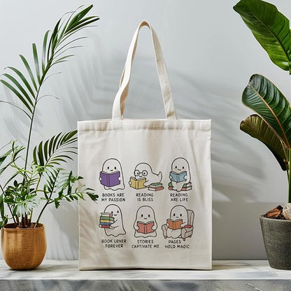 Canvas Bag for Women Grocery Shopping Travel Gym Weekender Vacation Womens Work Tote Bag Gifts