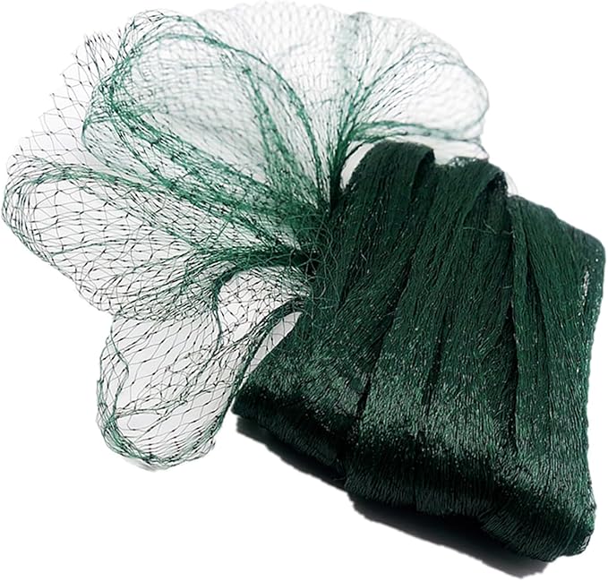 Bird Netting for Garden 6.5X100 FT, 1/4 Inch Mesh, Protect Blueberry, Strawberry, Tomatos, Vegetables. Fruit Tree Netting for Cicadas Against Deers, Squirrels, Bunnies, and Small Critters.
