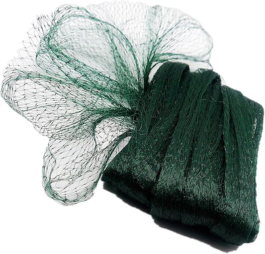 Bird Netting for Garden 6.5X50 FT, 1/4 Inch Mesh, Protect Blueberry, Strawberry, Tomatos, Vegetables. Fruit Tree Netting for Cicadas Against Deers, Squirrels, Bunnies, and Small Critters.