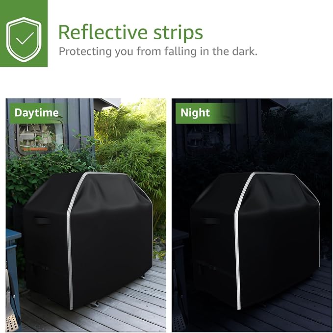 BOLUO Large 60 inch Grill Cover for Outdoor Grill Heavy Duty Waterproof, 600D BBQ Grill Cover Outside, Barbecue Grill Cover UV & Fade Resistant, Gas Grill Covers for Weber, Nexgrill