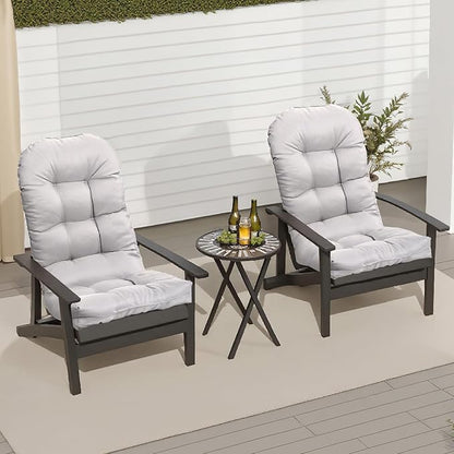 Adirondack Chair Cushion, Thick Indoor/Outdoor Rocking Chair Cushion with High Elasticity PP Cotton, Fade-Resistant, 44'x19'x4