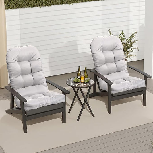 Adirondack Chair Cushion, Thick Indoor/Outdoor Rocking Chair Cushion with High Elasticity PP Cotton, Fade-Resistant, 44'x19'x4