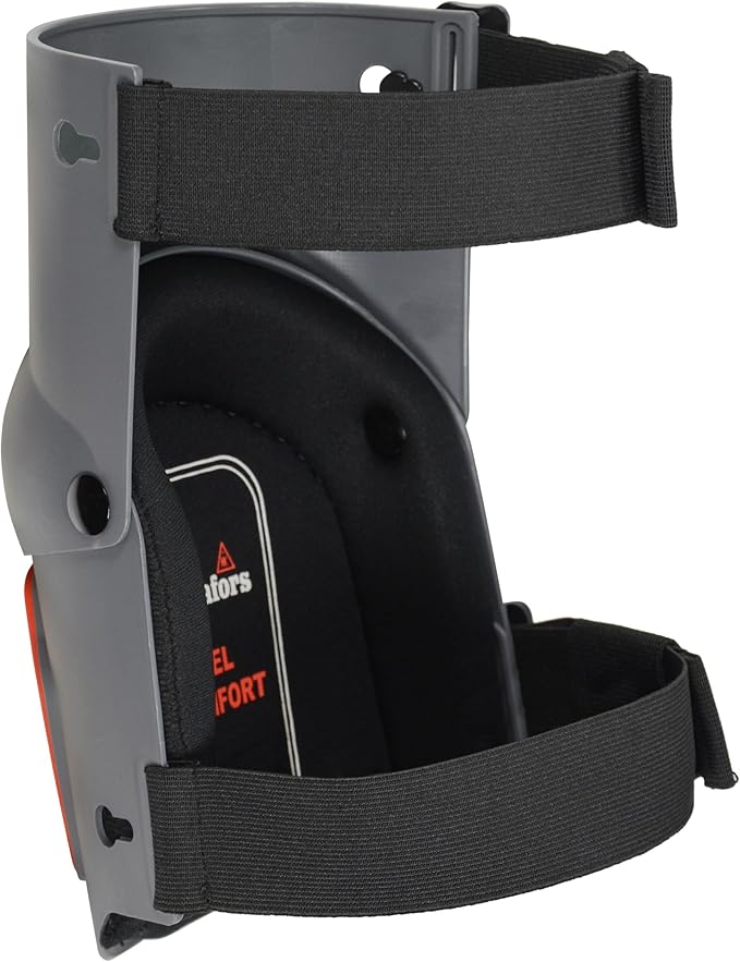 Hultafors Work Gear HT5280 Ultraflex, Articulated Gel Kneepads for Work with Thick Layered Gel Cushion, High-Density Closed-Cell Foam and Neoprene Padding, Hinged Kneepad, Quick Snap Clip, Anti-Scuff