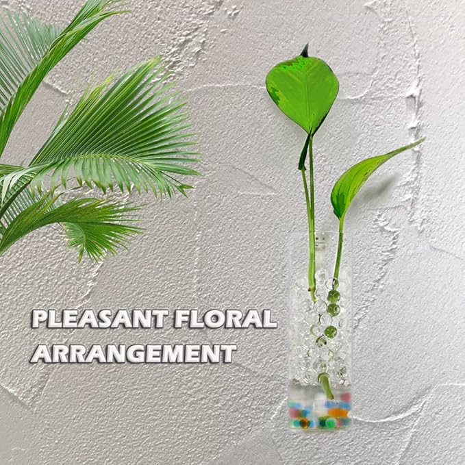Wall Planters for Indoor Plants - Glass Terrarium Planters, Hanging Plant Holders (4 Pack)
