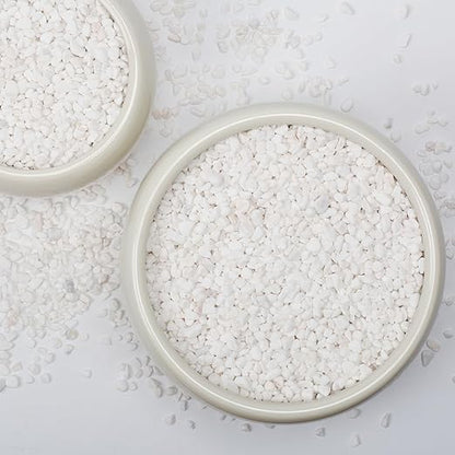 2lbs Natural Gravel Pebbles for Succulents and Cacti, 1/5 Inch Decorative River Stones – Perfect for Vases, Aquariums, Terrariums, and Outdoor Gardening, Mixed Colors (White, 2 Pounds)