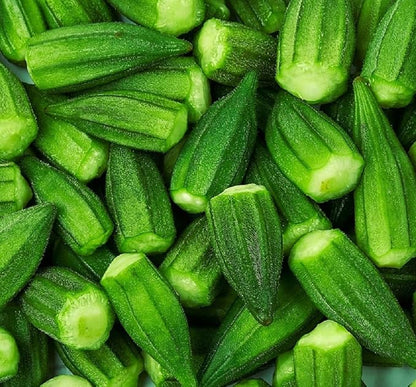 Okra Seeds for Planting - Plant & Grow Blondy Okra in Home Outdoor Garden - Heirloom & Non GMO - Planting Instructions for Abundant Harvests, Great Gardening Gift, 5 Packets