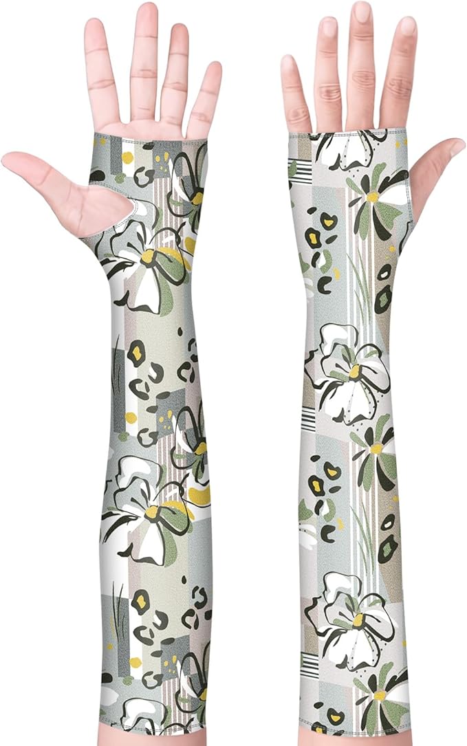 Gardening Sleeves for Women Farm Sun Protection Thorn Proof Cooling Arm Sleeves to Cover Arms for Garden Sports